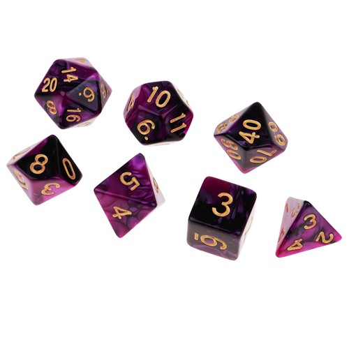 14Pcs Polyhedral Dice Board Game Toy Gift for Dungeons /& Dragons