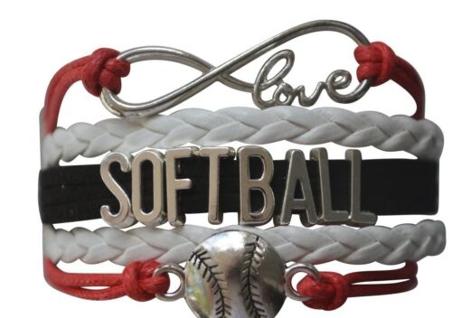 Girls Softball Jewelry Softball Bracelet Fastpitch Gift for Players /& Teams