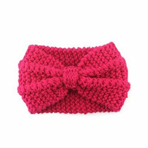 Details about  / Winter Women Headband Wool Solid Ears Protect Knitted Hairband Female Elastic