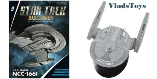Star Trek Discovery Federation USS Clarke NCC-1661 Issue #9 w//booklet Eaglemoss
