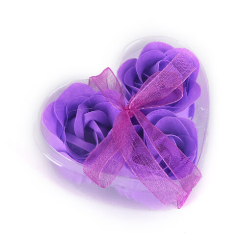 3x parfum corps de bain coeur rose pétale cadeau de mariage fav TRFR