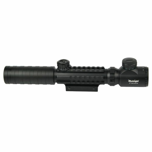 Rifle Scope Red Green Dot Illuminated Reticle Optic Sight Airsoft Hunting Lens