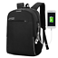 16/" Men Laptop Backpack Notebook Rucksack School Sports Travel USB Charging Bag