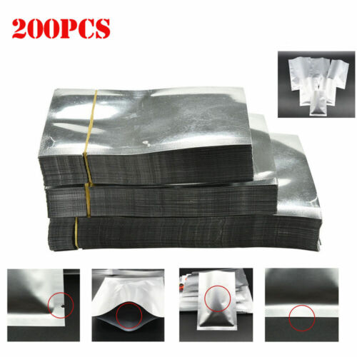 100-500PCS Aluminum Foil Mylar Bag Vacuum Sealer Food Storage Package Pouch 