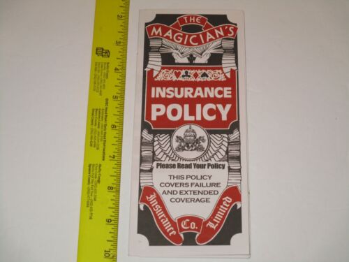 Magician&#039;s Insurance Policy Magic Trick - A Classic Easy To Do, Stage Close-Up