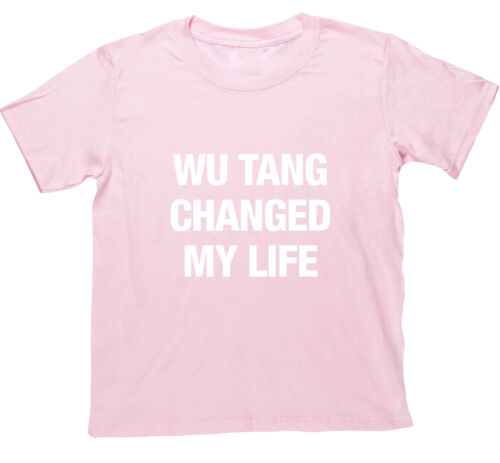 Wu Tang a changé ma vie enfants à manches courtes T-Shirt