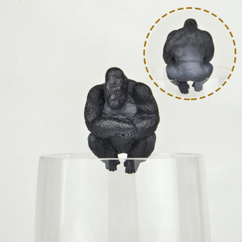 Funny animal silverback gorilla King Kong PUTITTO glass gashapon figures Toys