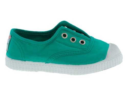 Cienta scarpe slip on bambino bambina puntale gomma estate profumate verde
