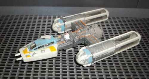 STAR WARS ACTION FLEET SERIES GOLD LEADER YELLOW VARIANT Y-WING FIGHTER