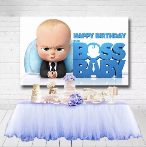 Boss Baby Happy Birthday Backdrop Background Happy Birthday 