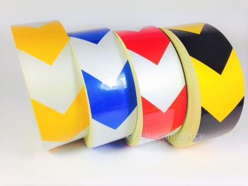 3m x 50mm Reflexstreifen Reflexfolie Selbstklebend Reflexband Pfeil Blau//Weiss