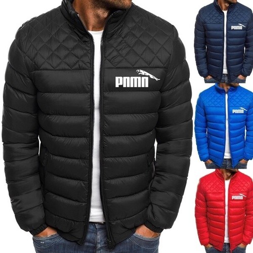 New PUMA Mens Jacket Autumn and Winter Casual Down Warm Cotton Padded Coat