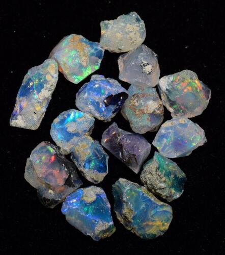 100%Natural Super A,AA,AAA Welo Fire Ethiopian Opal Rough Wholesale Gemstone 