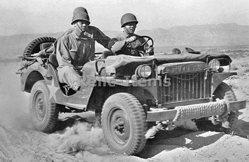 WW2 Picture Photo All Terrain Willys MA jeep at the Desert Jun 1942 1389