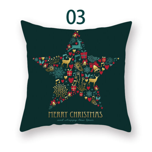 18/'/' Christmas Printed Pillowcase Cushion Cover Xmas Home Sofa Festival Decor