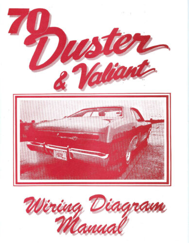 1970 70 Plymouth Duster  Valiant Wiring Diagram Car Manuals