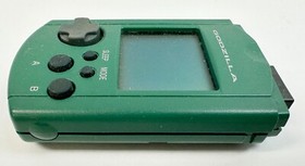 AUTH SEGA GODZILLA GREEN DREAM CAST VISUAL MEMORY Tested Japan