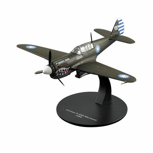 Aircraft Curtiss P40 Warhawk DeAgostini AC21 1//72nd diecast plane