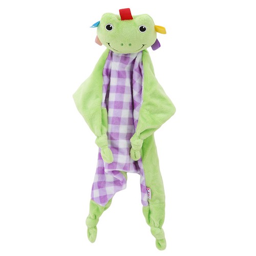Baby Plush Animal Soothing Towel Toy Bed Accompany Appeased Toy Rattle 6A