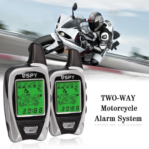 2Way SPY Motorcycle Engine Start Remote Control Microwave Alarm System Security