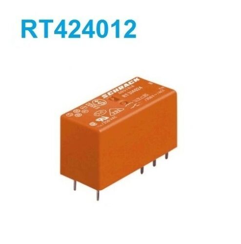 Relais monostable à souder RT2 RT 12V 6-1393243-3 RT424012 2x NO/NC 8A DPDT 
