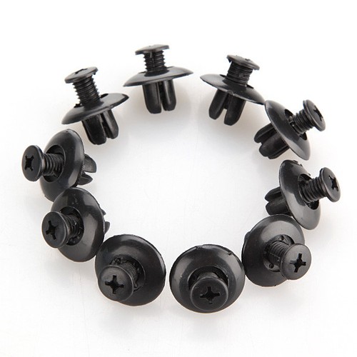 10x 8MM Rivet Fender Liner Clips For Honda Accord Civic Prelude FOREMAN ATV QUAD