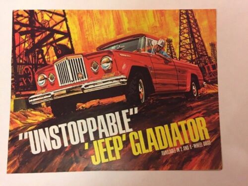 1965 Unstoppable Jeep Gladiator 2WD 4WD Full Product Brochure Kaiser Corp 