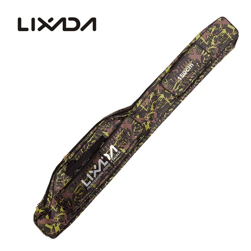 Lixada 2 Fach Angeltasche Rutentasche Futteral Rod Bag Geschenk 130//150cm N0T4