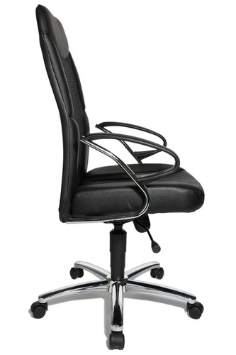 Chefsessel Bürostuhl Drehstuhl Bürosessel Topstar Airway echt Leder Netz B-Ware