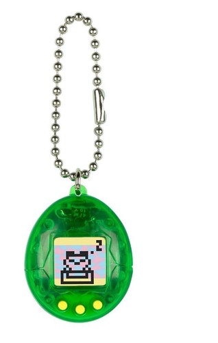 Bandai Tamagotchi 20th Anniversary Series 2 Chibi Translucent Green With Yellow
