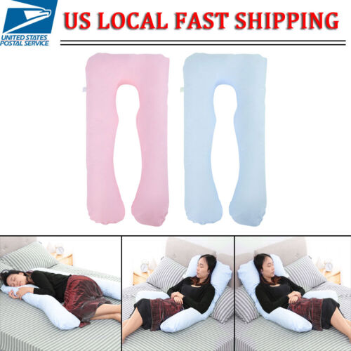 Full Body Pregnancy Pillow U-shaped Maternity Support Cushion for Nursing Women