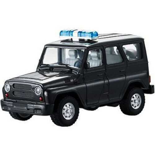 Model Car Scale 1:24 UAZ Hunter Russian Special Police Toy Cars Light Sound 7/'/'