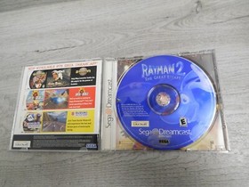 Authentic Rayman 2: The Great Escape Sega Dreamcast 2000 CIB Complete Video Game