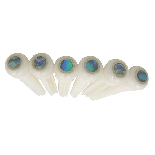 Guitar Bone Bridge Pins mit 5.3Mm Position Abalone Dot für Den Ersatz Von A