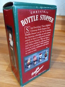 Rudolph Christmas Holiday Possible Dream Cast Iron Cork Wine bottle Stopper Ring