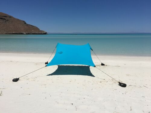 Neso Tents Beach Tent with Sand Anchor Teal Portable Canopy Sun Shelter 