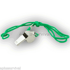 2 Pack Metal Whistle /& Lanyard Survival First Aid Emergency Camping Hiking Kits