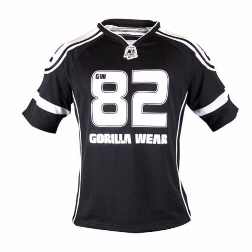 Gorilla Wear Athlete T-Shirt Black/White Bodybuilding Fitness M-4XL 