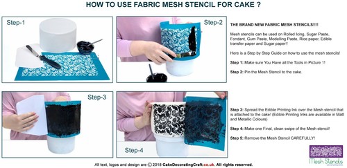 Printing Mesh StencilPolka DotsCake Decorating Craft