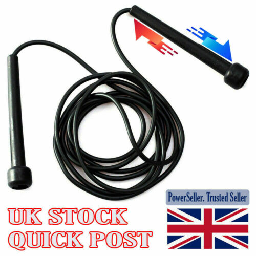 Skipping Rope Jump Speed Exercise Boxing Gym Fitness Workout Adult Kids Free 9FT