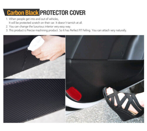 Carbon Door Cover Plank Scratch Protective Film For AUDI 2012-2015 Q7