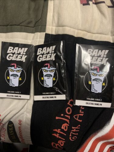 BAM Geek Box Exclusive Aqua Teen Hunger Force Master Shake Enamel Pin 