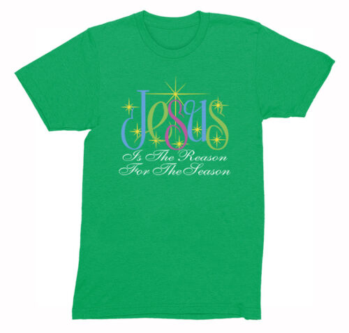 Mens Jesus is the Reason For the Season Religious Christmas Easter T-Shirt