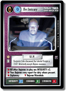 The Emissary Star Trek Lightly Played STCCG Decipher 1E
