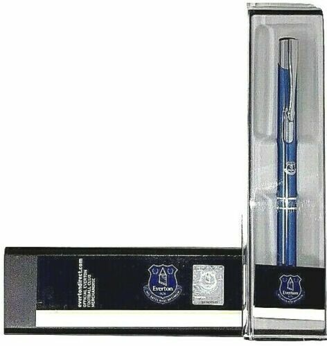Executive Pen With Clear Presentation Box Blue Ink Everton F.C