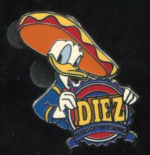 WDW 10th Pin Trading Anniversary Promotion Donald Diez Disney Pin 73017 