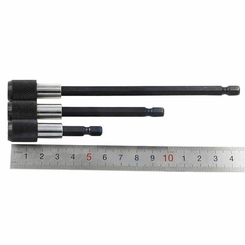 3x 1//4Zoll Sechskantschaft Magnetische Schnellwechsel Bohrer Verlängerungsstange