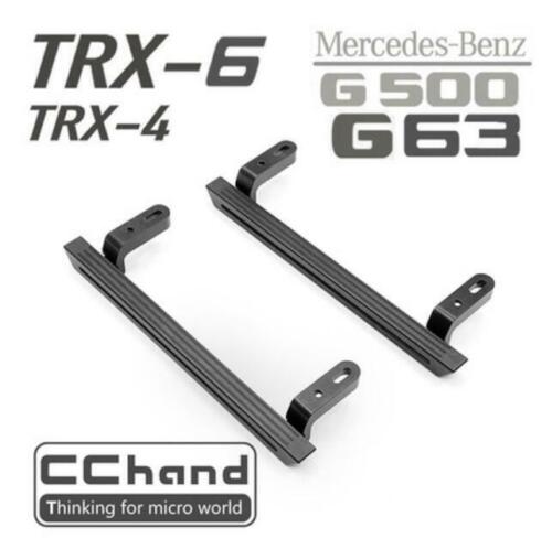 Metal side step pedal for TRX-4 TRX-6 4X4 6X6 G63 G500 1//10 rc car toy