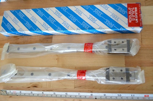2 HSR12R1UUME Bearings NEW THK HSR12 x290mm Linear LM Rails, 2 CNC DIY Kit