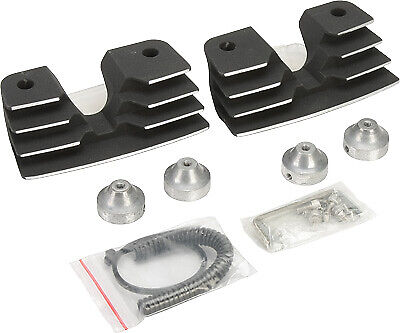HardDrive Finned Headbolt Covers #43859-00 For Harley Twin Cam Black 19-001D2